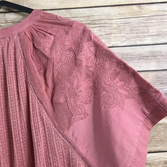 Lucky Brand Floral Drop Needle Blouse (NW4) - Picture 3 of 8